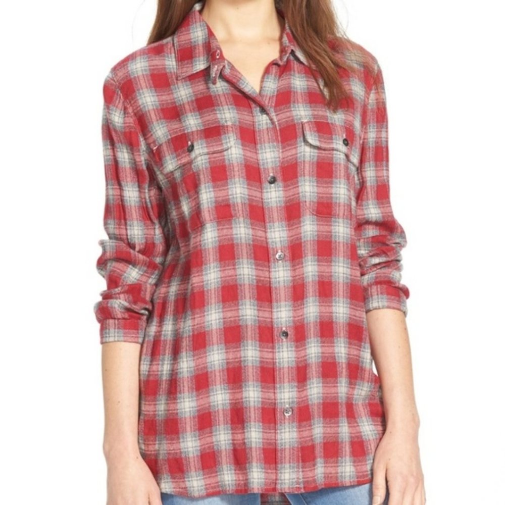 Madewell Plaid Button Down